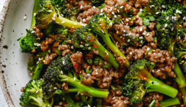 Ground Beef and Broccoli Stir-Fry