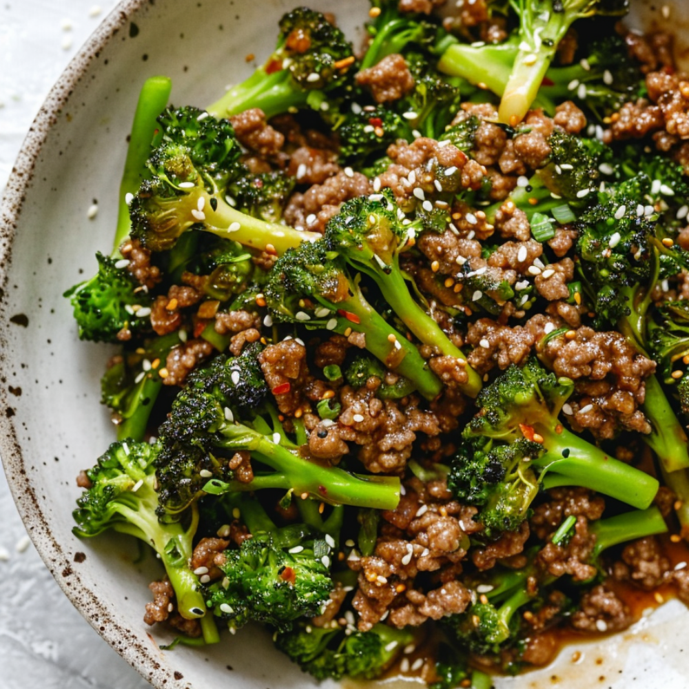 Ground Beef and Broccoli Stir-Fry