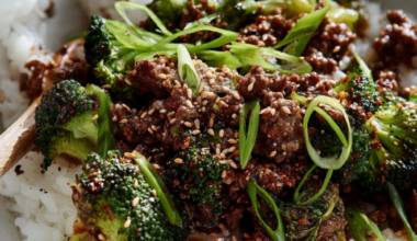Ground Beef and Broccoli Stir-Fry