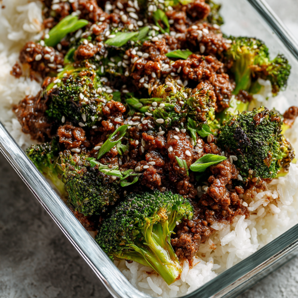 Ground Beef and Broccoli Stir-Fry -meal prep