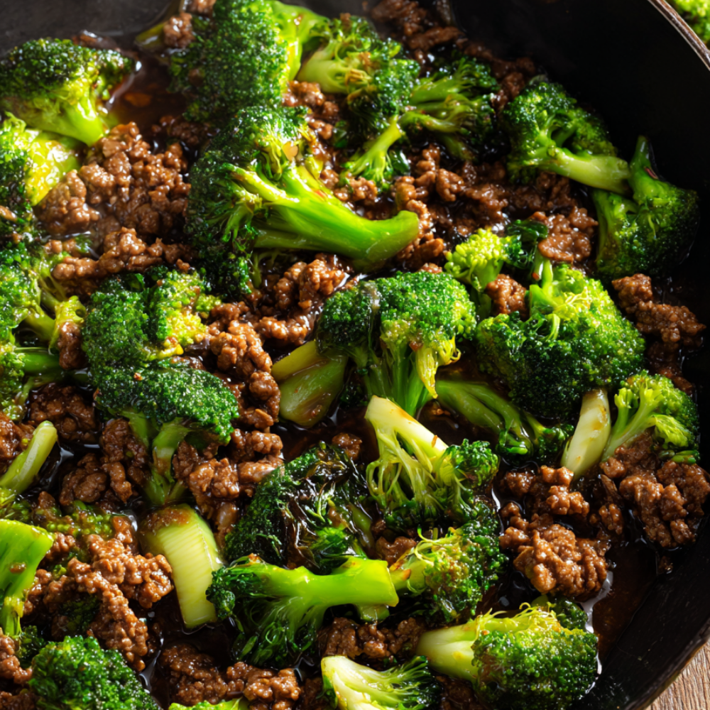 Ground Beef and Broccoli Stir-Fry