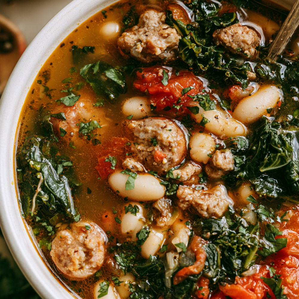 Hearty Sausage and Kale Soup