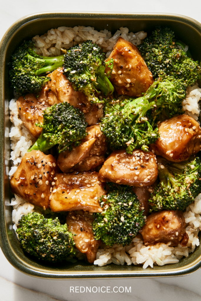 High-Protein Chicken and Rice Power Bowl