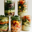 High-Protein Mason Jar Salad Meal Prep