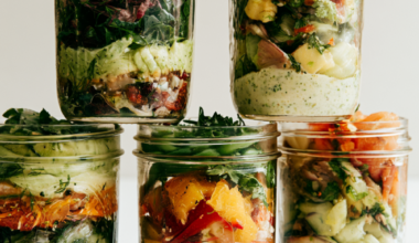 High-Protein Mason Jar Salad Meal Prep