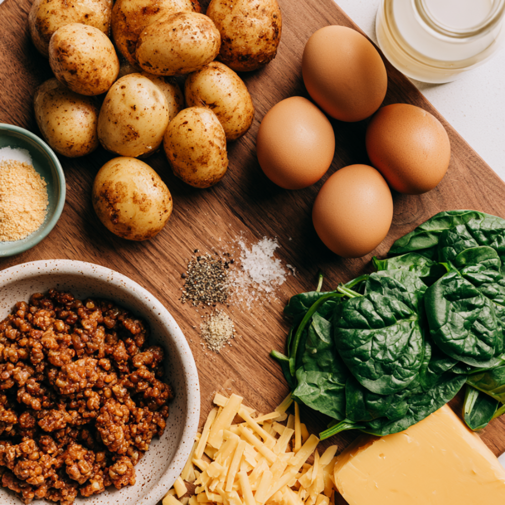 Meal Prep Breakfast Bowls -ingredients