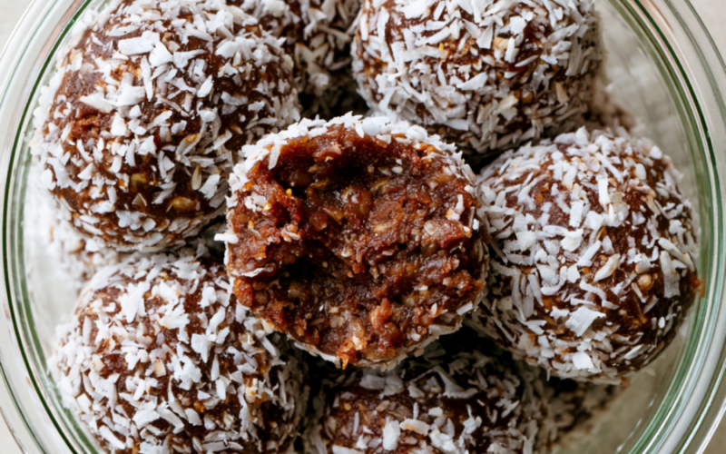 No-Bake Almond Joy Bites