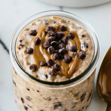 cookie dough overnight oats