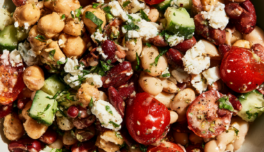 dense bean salad