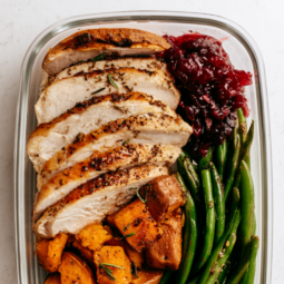 Thanksgiving leftovers meal prep