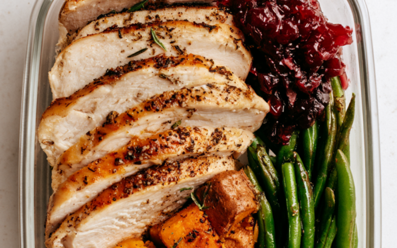 Thanksgiving leftovers meal prep