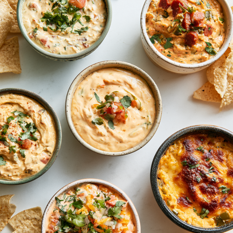 Rotel Dip with Ground Beef Variations