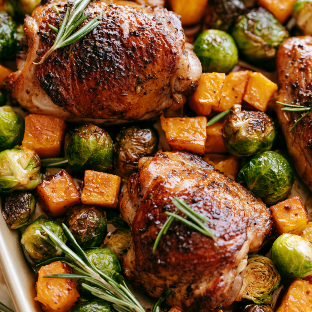 Sheet Pan Balsamic Chicken Meal Prep