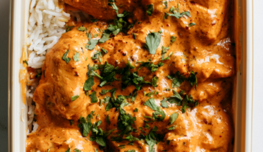 Slow Cooker Butter Chicken Meal Prep (33g Protein)