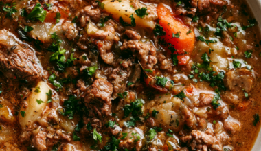 Soup with Ground Beef