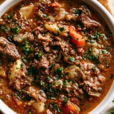 Soup with Ground Beef