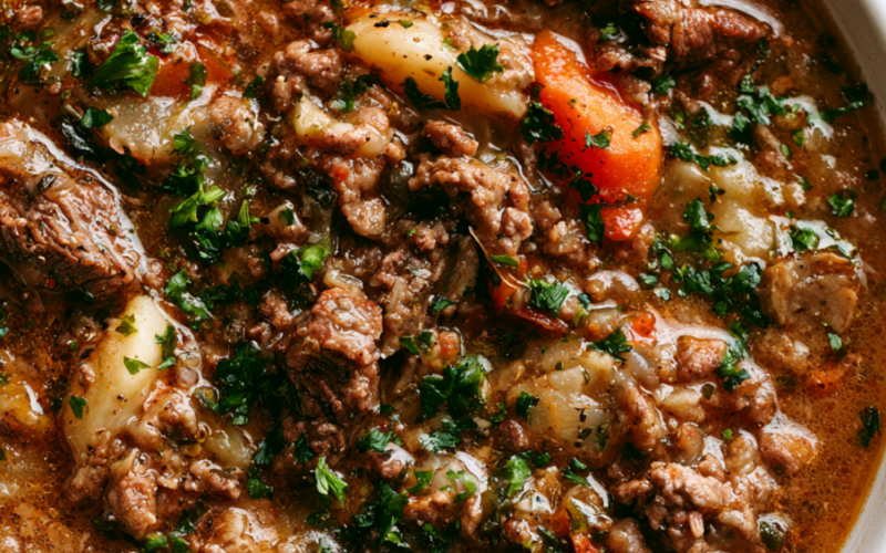 Soup with Ground Beef