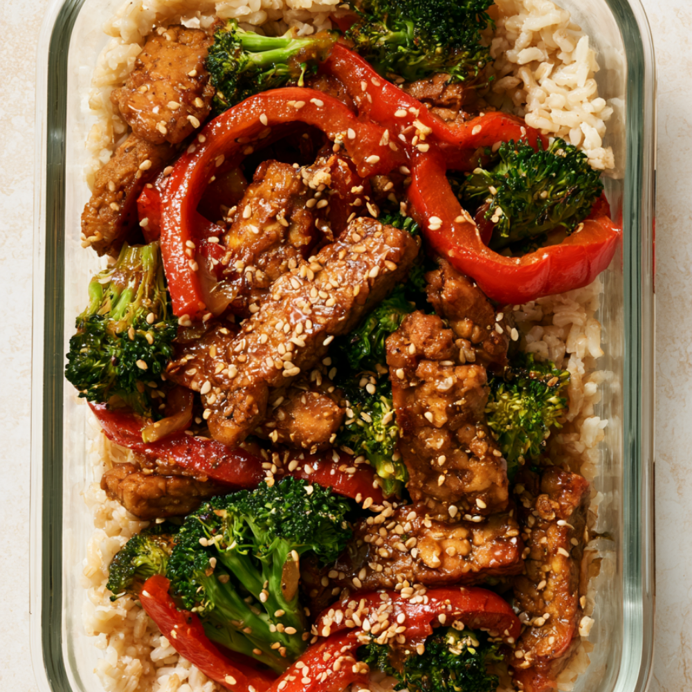 Tempeh Stir-Fry Bowls