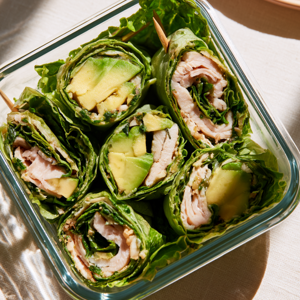 Turkey and Avocado Roll-Ups