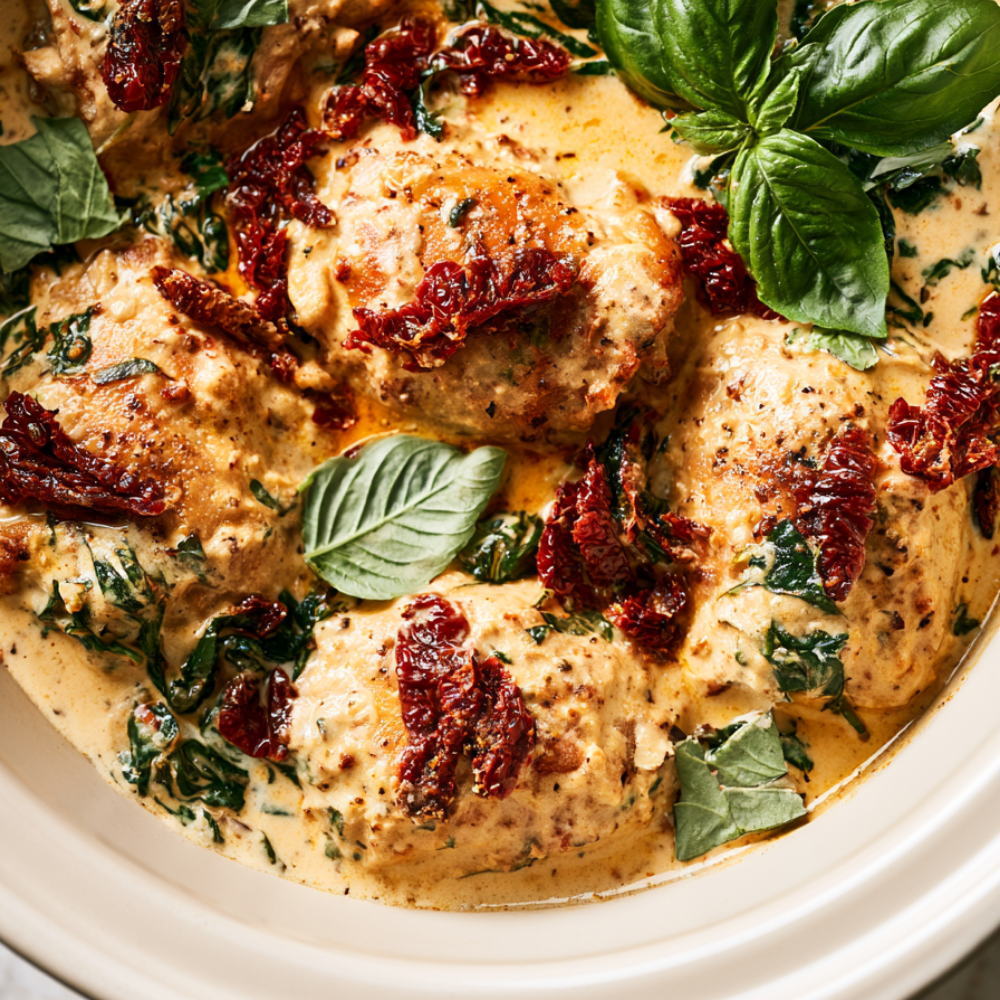 Tuscan Chicken Thighs