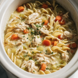 chicken noodle soup crockpot