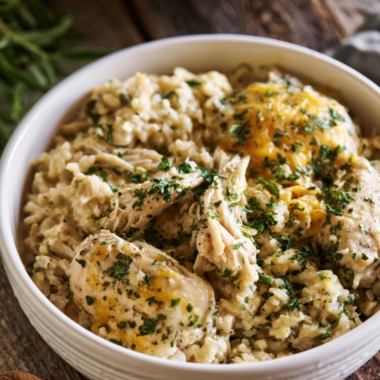 Crockpot chicken and rice recipe