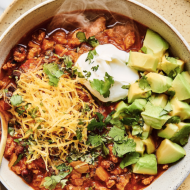 Crockpot turkey chili