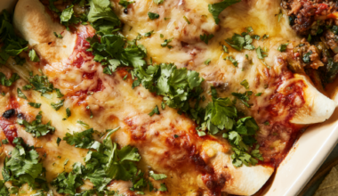 ground beef enchiladas-baked