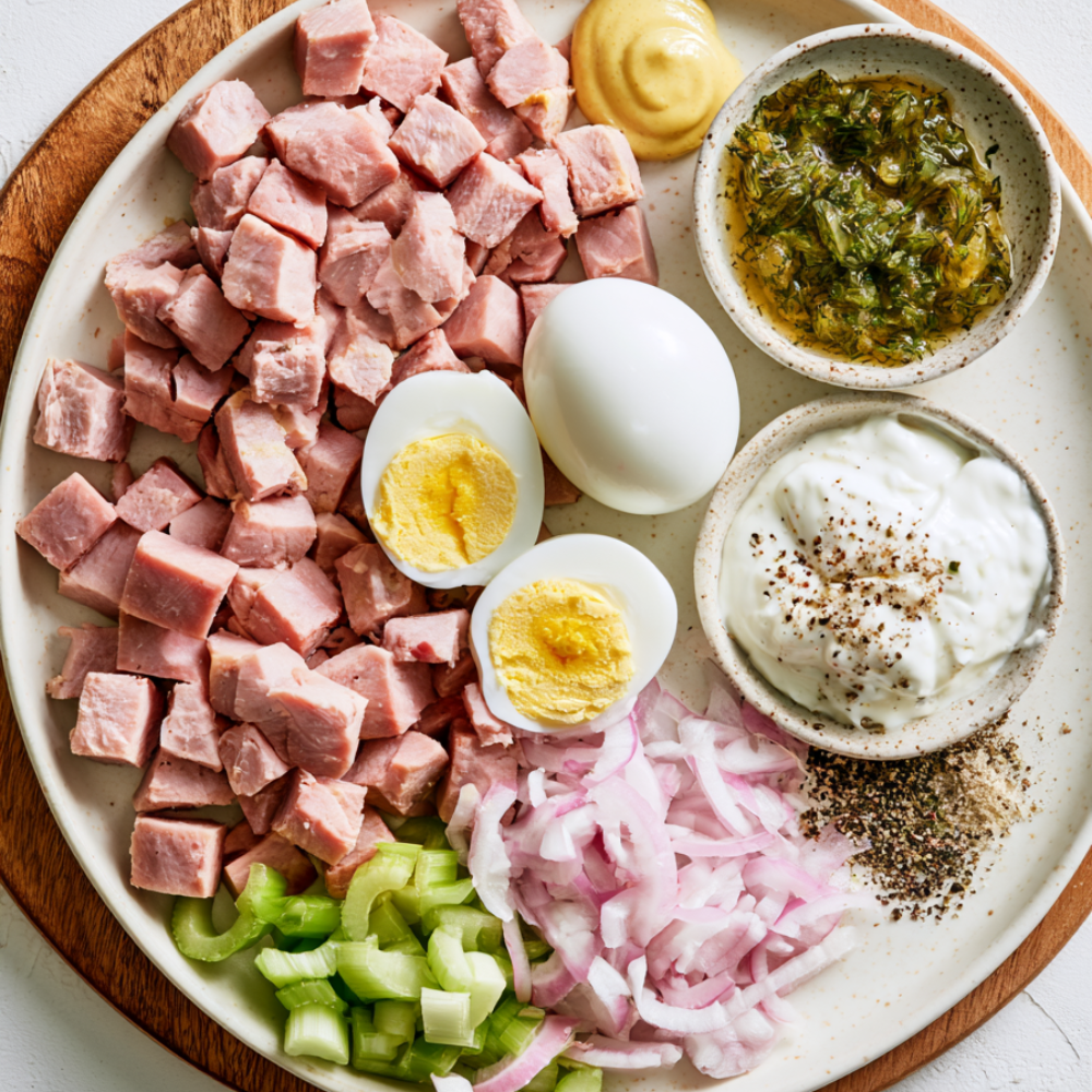 ham salad recipe-ingredients