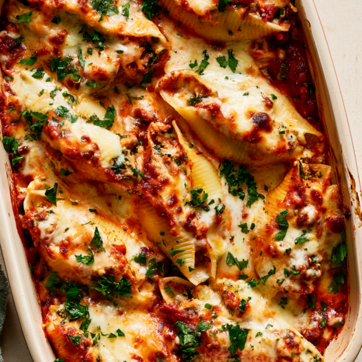 stuffed shells with ground beef