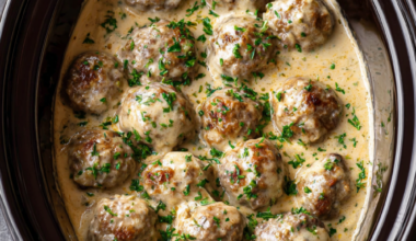 Crockpot Swedish Meatballs