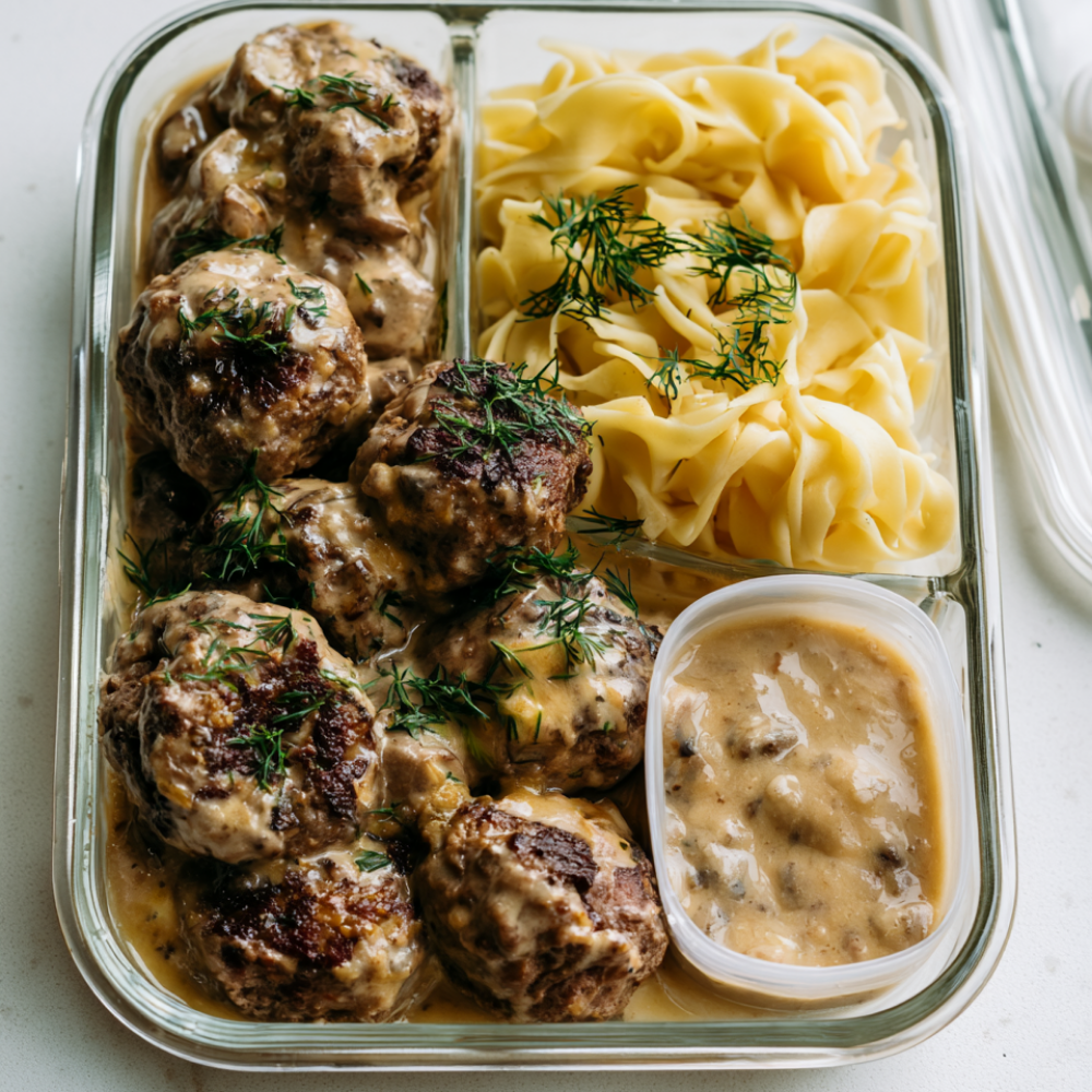 Crockpot Swedish Meatballs-meal prep