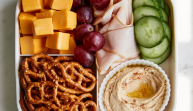1. Classic Cheddar, Turkey & Pretzel Snack Box