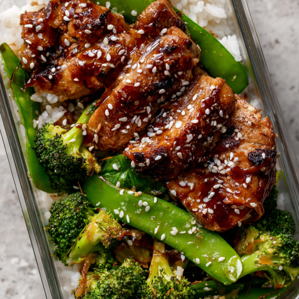 1. Gluten-Free Teriyaki Chicken Bowl (Crockpot Option)
