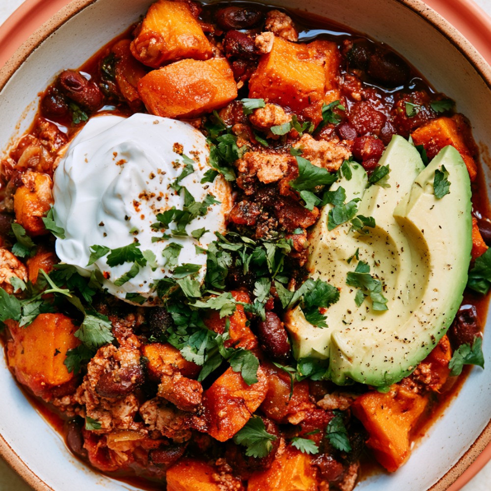 1. Sweet Potato Turkey Chili