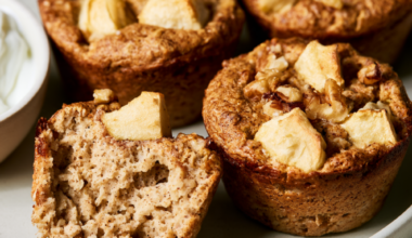 1. Warm Apple Cinnamon Baked Protein Oatmeal Cups
