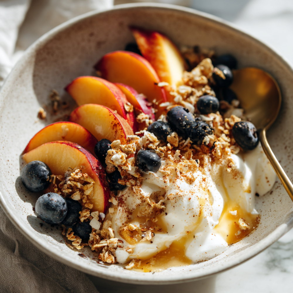 1. Whipped Cottage Cheese Berry Bowls