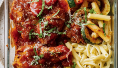 2. Chicken Cacciatore with Pasta