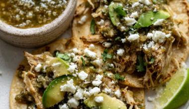 2. Crockpot Salsa Verde Chicken