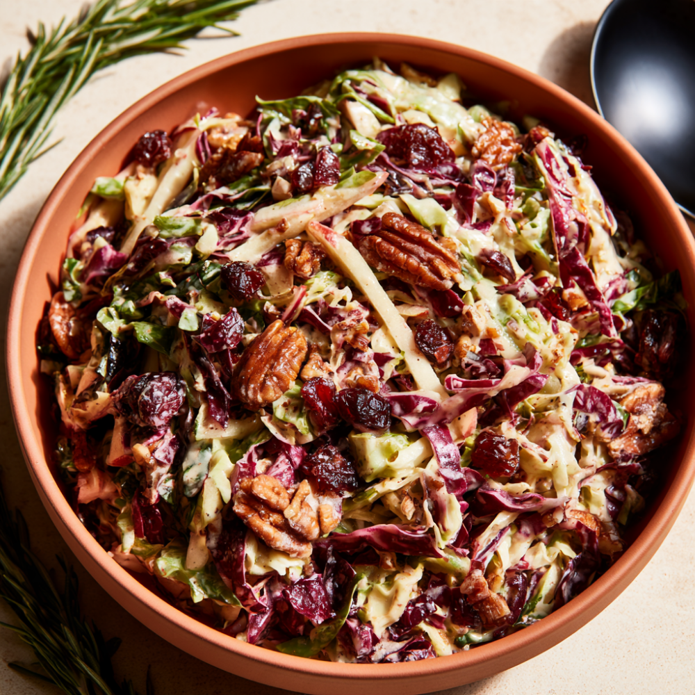 2. Crunchy Cranberry Apple Coleslaw
