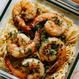 2. Garlic Butter Shrimp Pasta