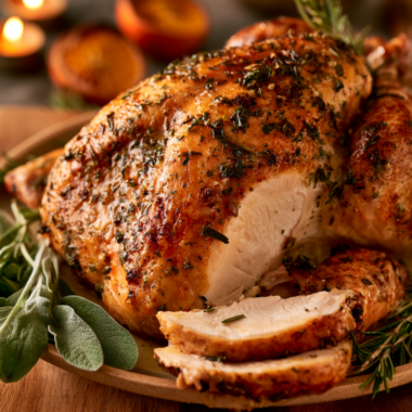 2. Garlic Herb Butter Turkey
