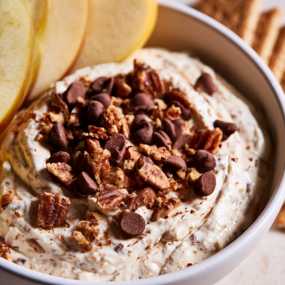 2. Maple Pecan Cottage Cheese Cookie Dough Dip