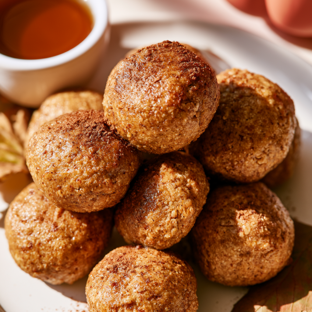2. No-Bake Pumpkin Protein Balls