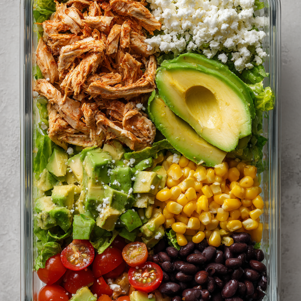 3. Chicken Taco Salad Meal Prep