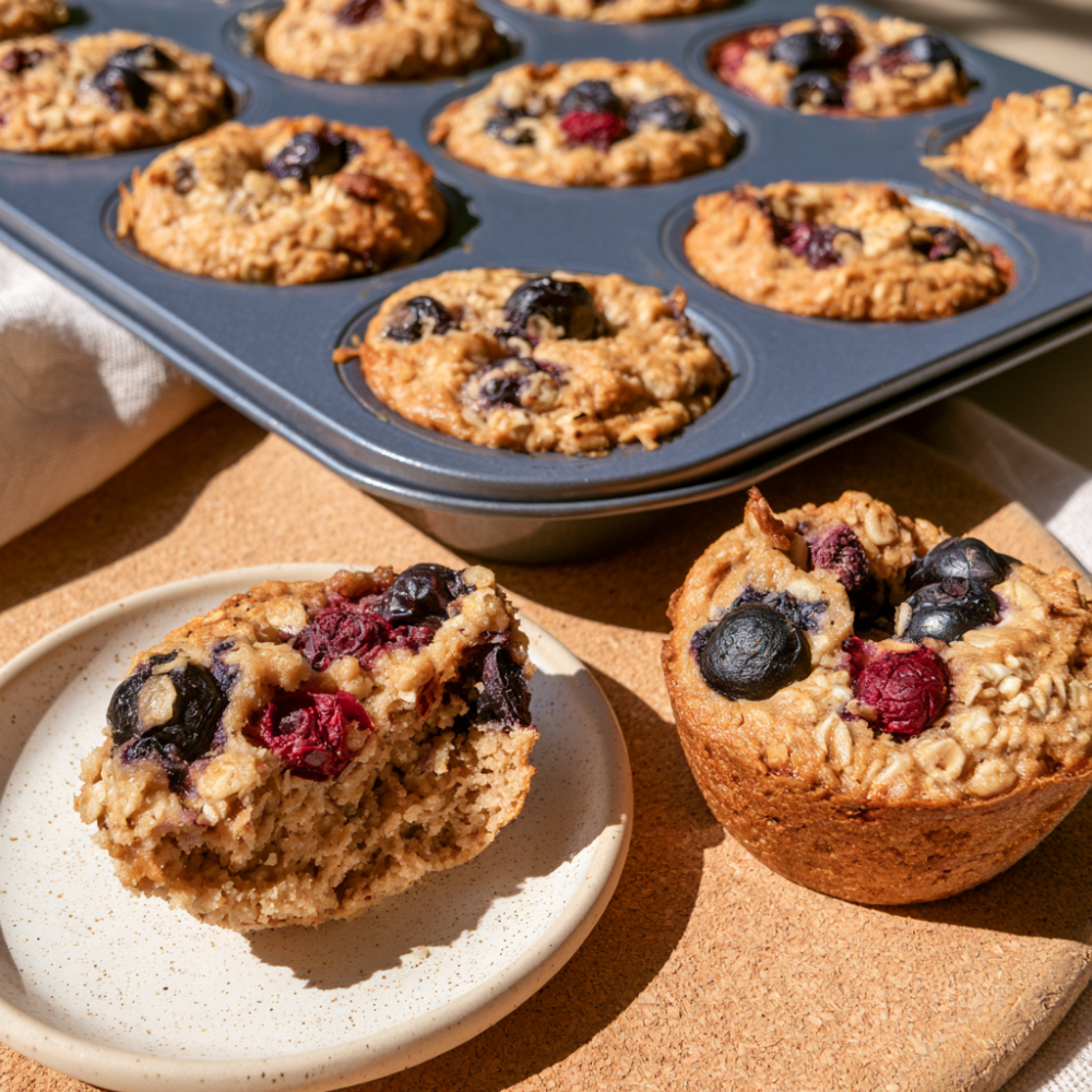 3. Protein Baked Oatmeal Cups