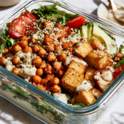 3. Roasted Chickpea and Tofu Salad