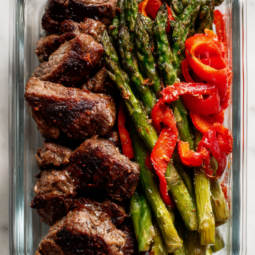 3. Steak & Roasted Vegetable Prep
