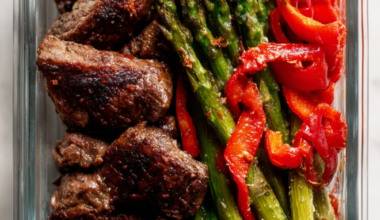 3. Steak & Roasted Vegetable Prep