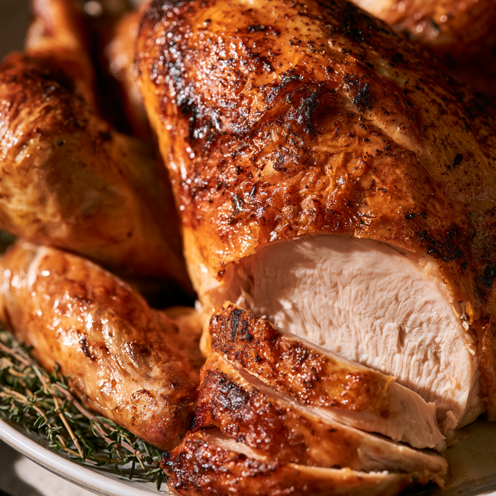 4. Dry-Brined Crispy Skin Turkey